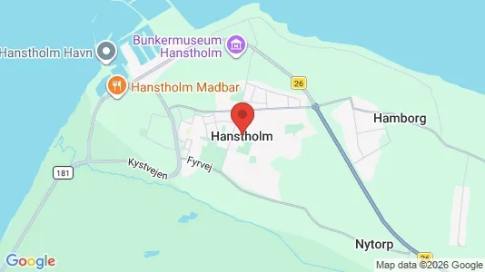 Houses for rent i Hanstholm - kort over placeringen