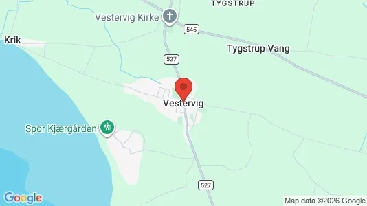 Apartments for rent i Vestervig - kort over placeringen