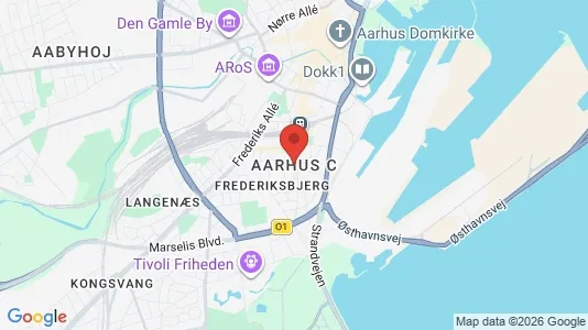 Apartments for rent i Aarhus C - kort over placeringen
