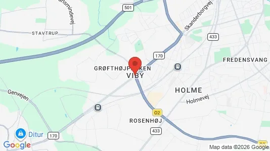 Houses for rent i Viby J - kort over placeringen