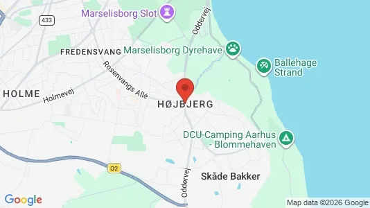 Apartments for rent i Højbjerg - kort over placeringen