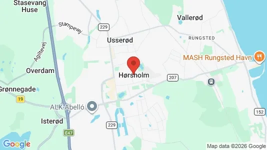 Houses for rent i Hørsholm - kort over placeringen