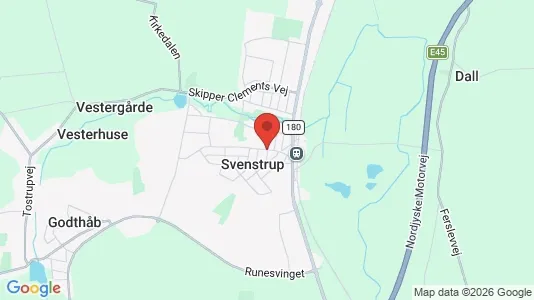 Houses for rent i Svenstrup J - kort over placeringen