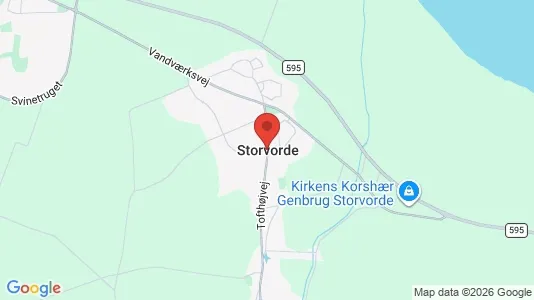 Houses for rent i Storvorde - kort over placeringen