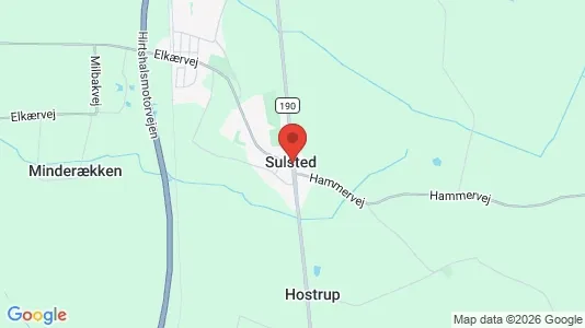 Houses for rent i Sulsted - kort over placeringen