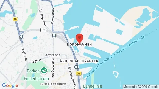 Apartments for rent i Nordhavn - kort over placeringen